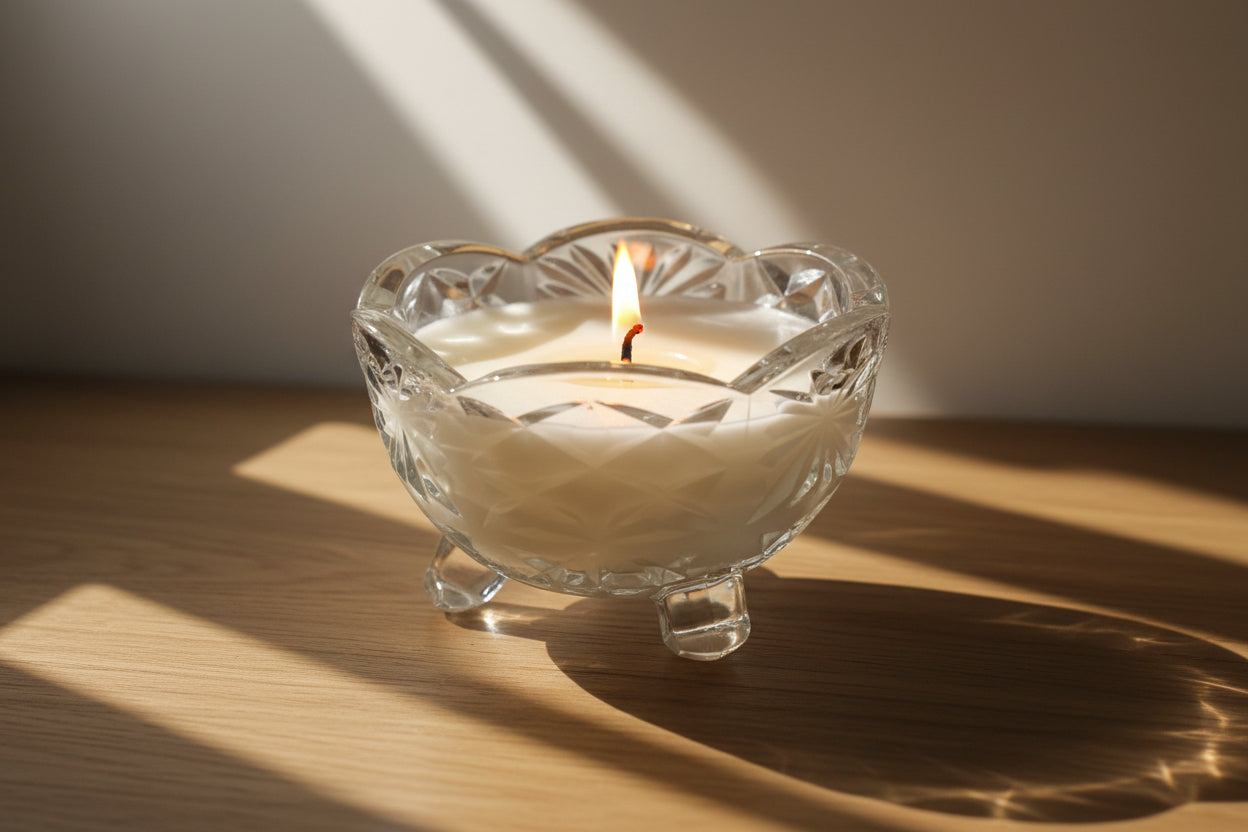 Vintage Crystal Candles