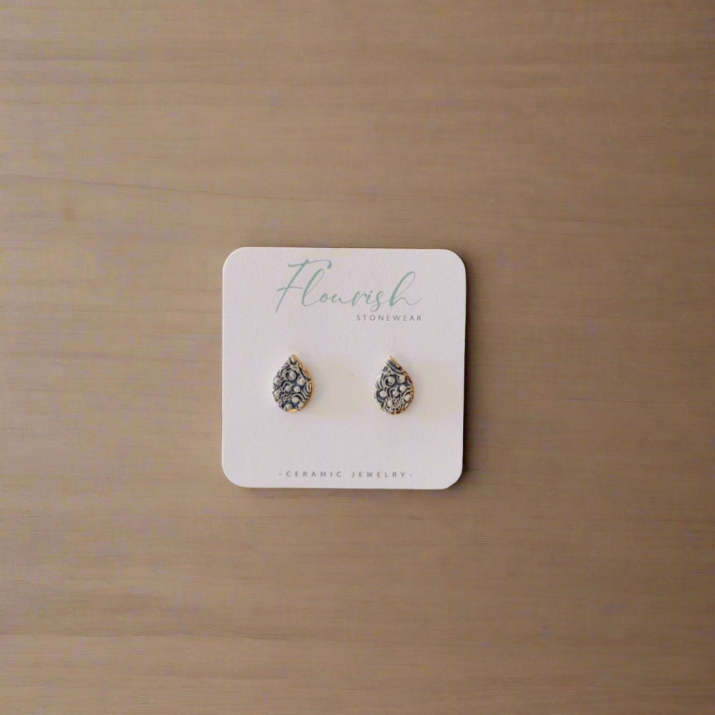 Flourish Stonewear Tear Stud