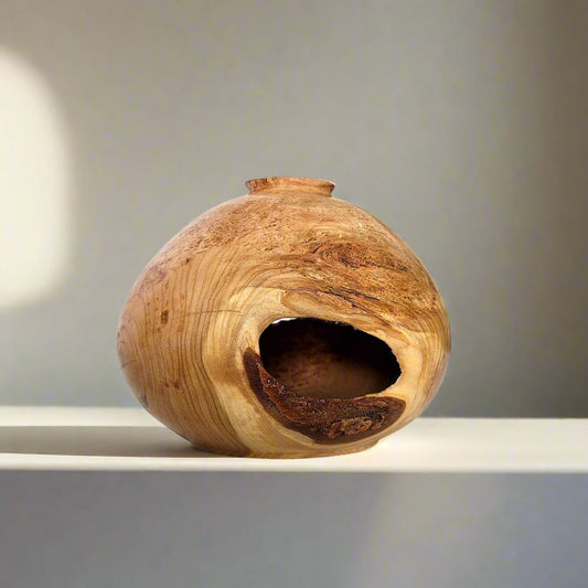 Small Cherry Burl Vase