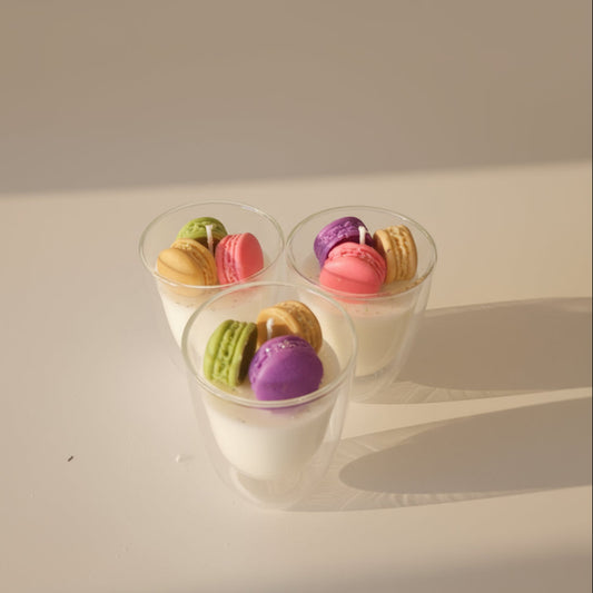 Handmade Macaron Candles