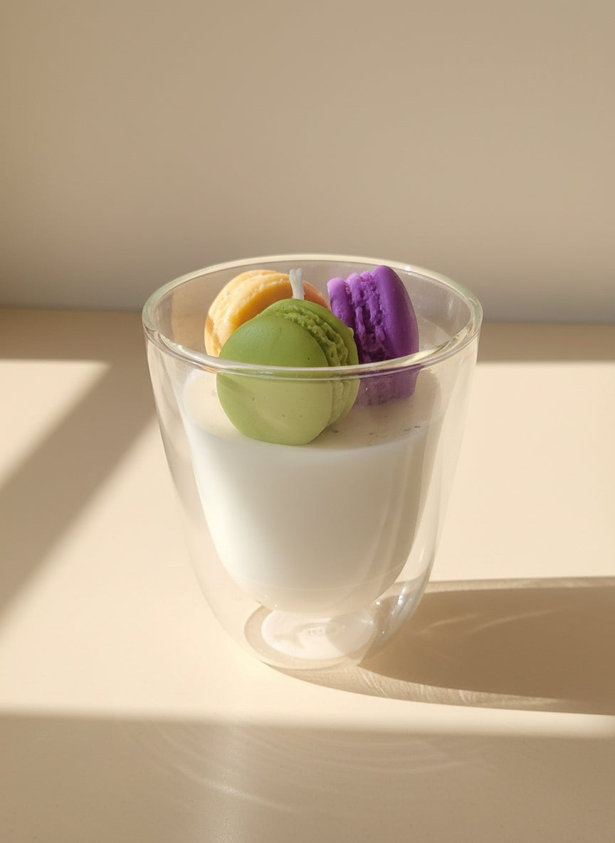 Handmade Macaron Candles
