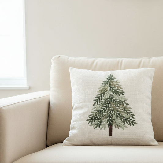 Embroidery Tree Pillow