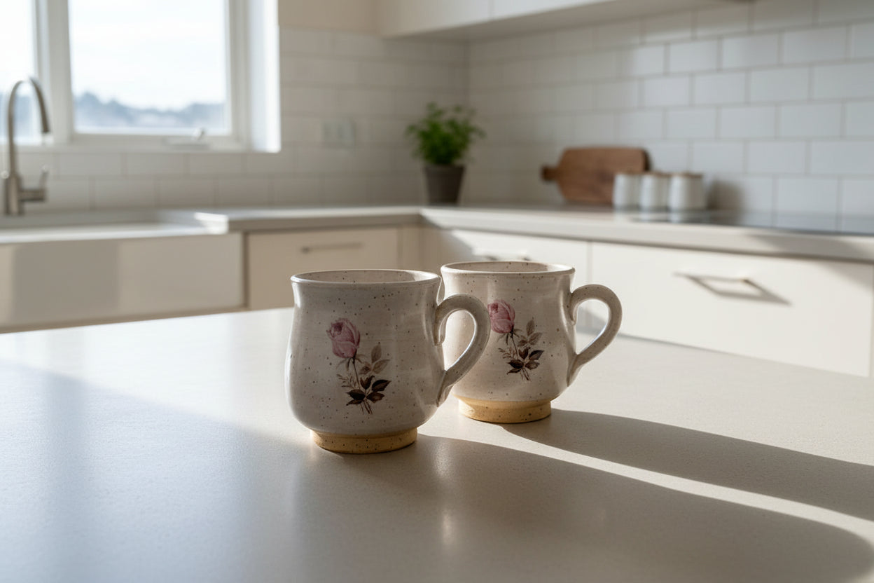Rose Flower Mugs