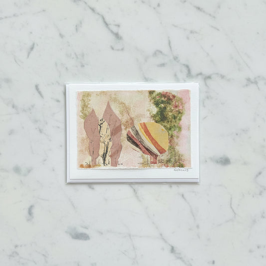 A art card featuring a abstract illustration .