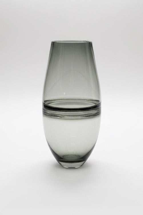 Grey Glass Vase