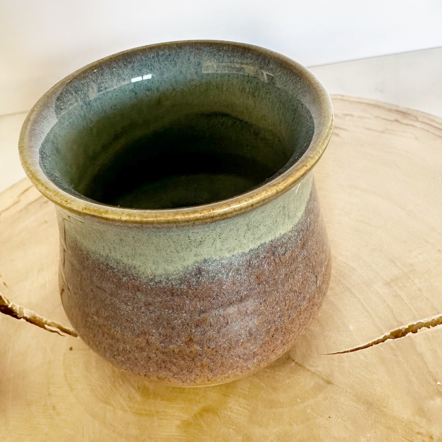 Aqua and Brown Pottery
