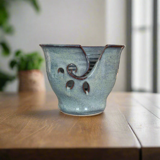 Teal Orchid Pot