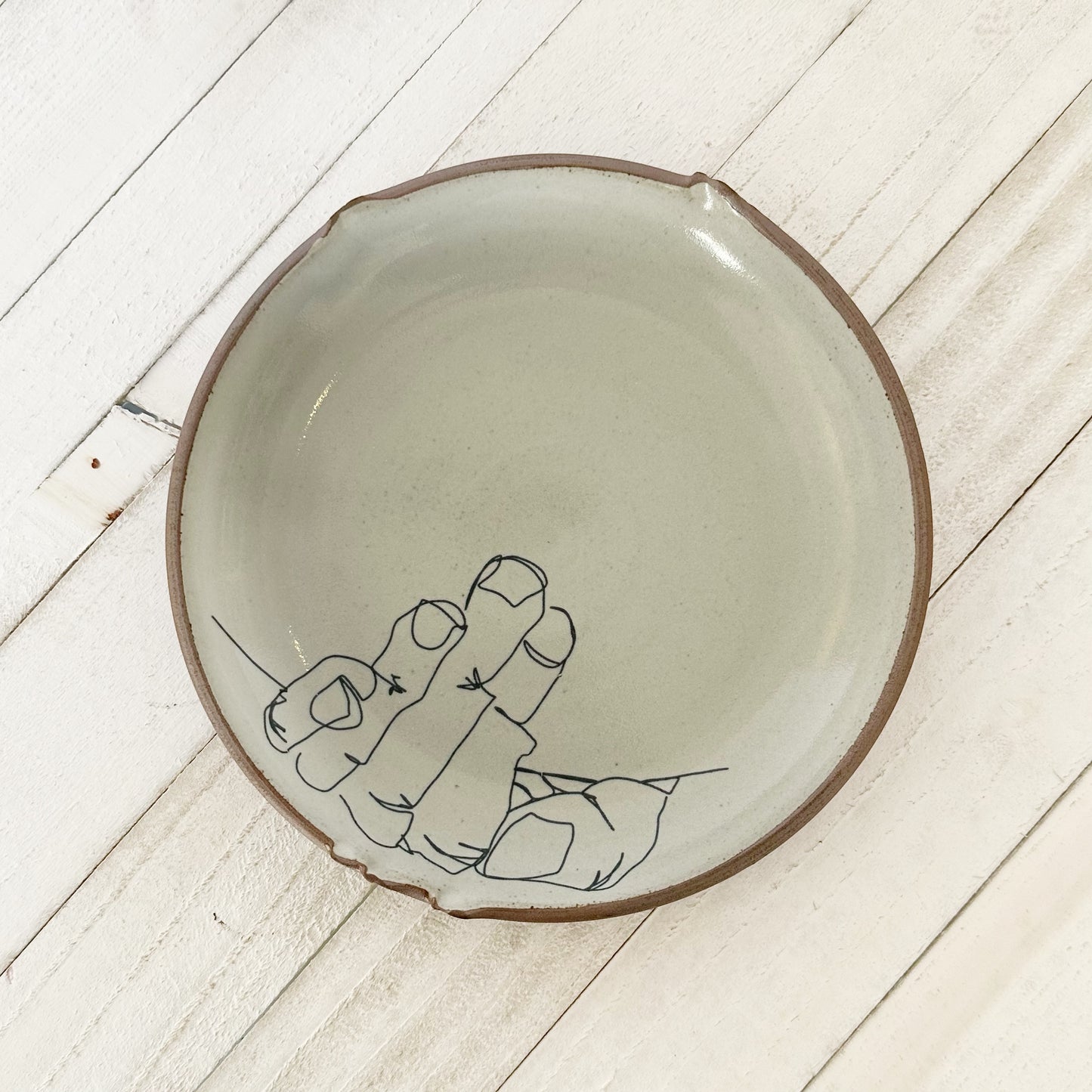 Ceramic Hand Plate