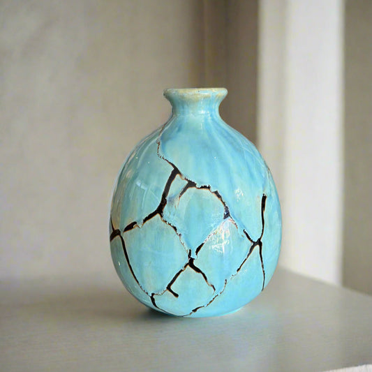 Turquoise Decorative Vase
