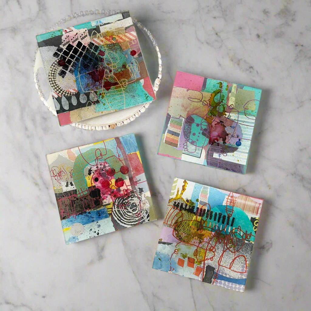 Small Art Glass Plate