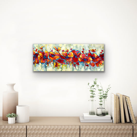 Santini Gallery | Poppies in a Row