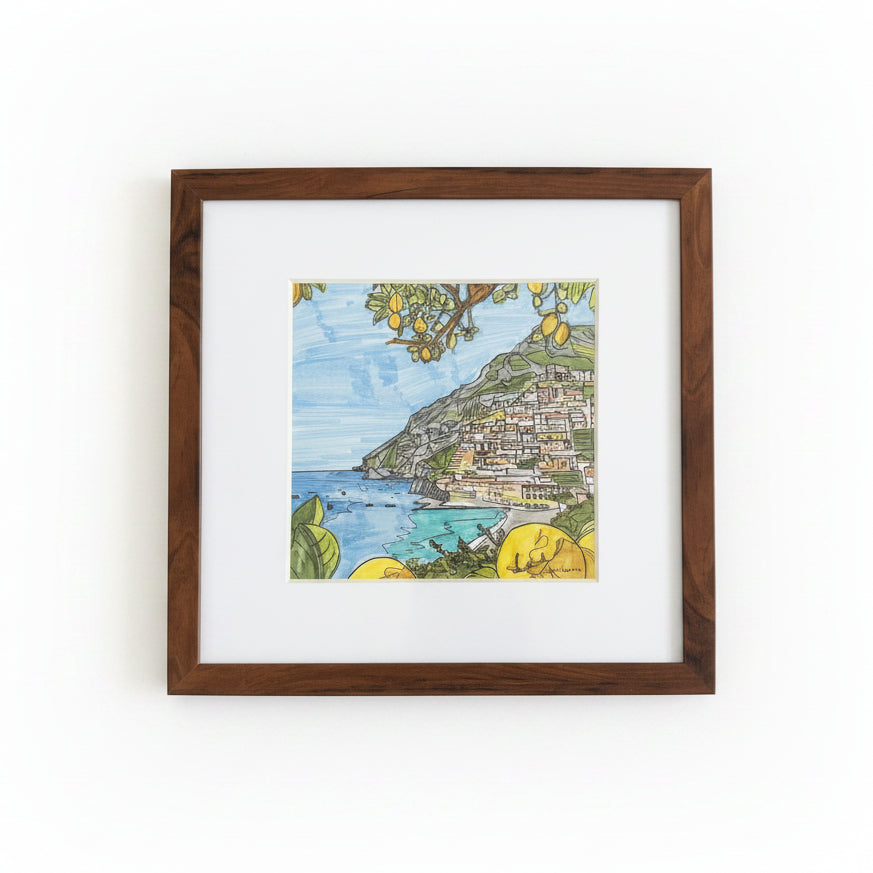 Amalfi Coast watercolour