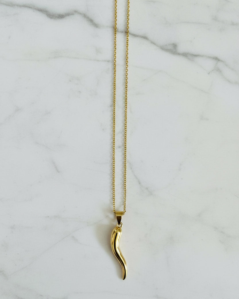 Italian Horn Necklace