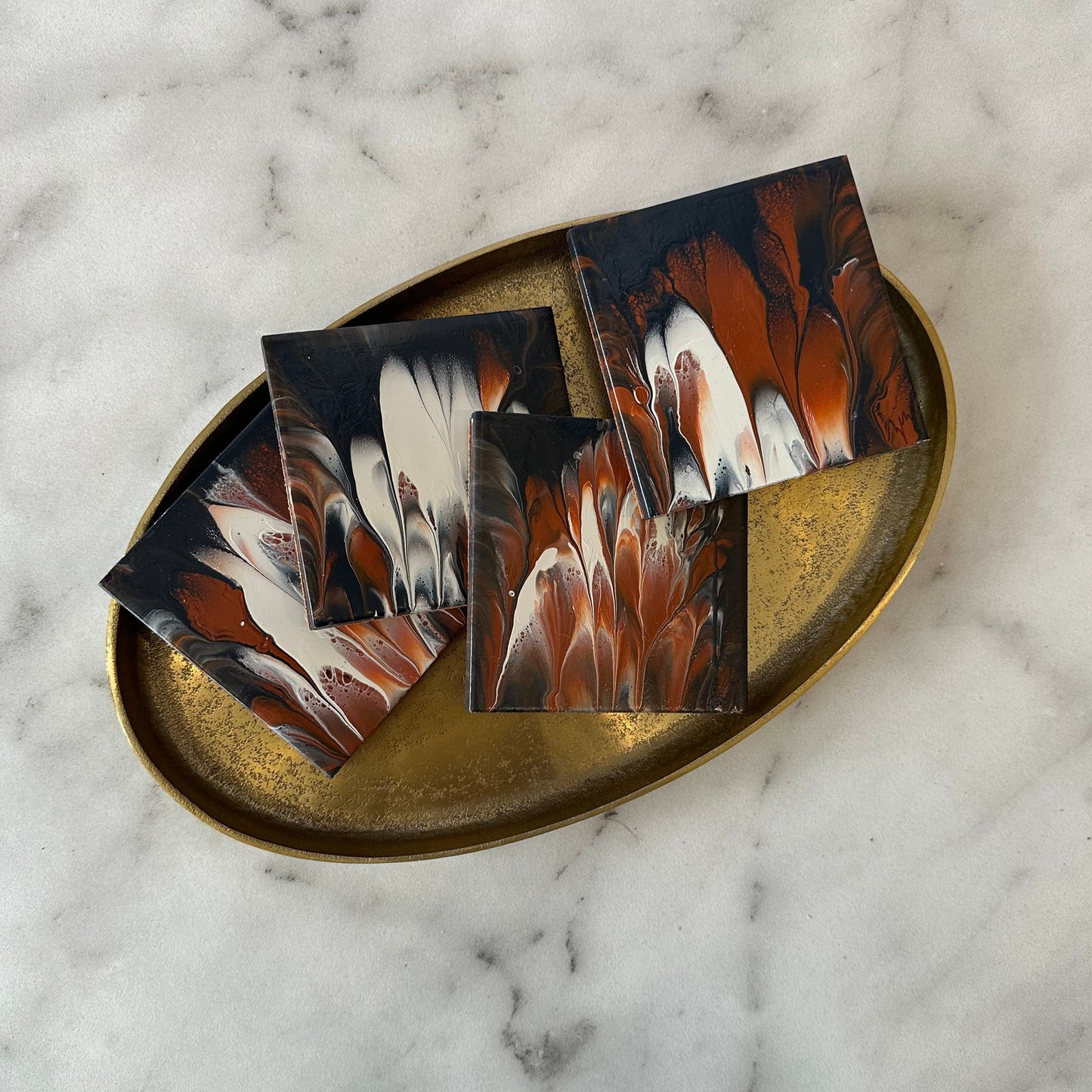 Ceramic Painted Coasters