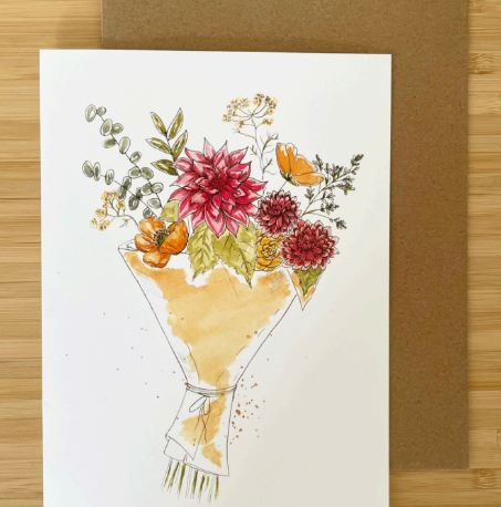 Market Bunch Greeting Card