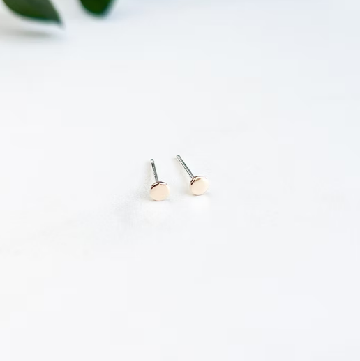 Goldfilled Dot Studs