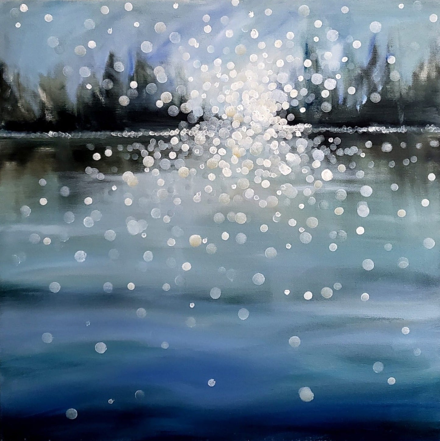 Oil artwork titled Never Really Gone