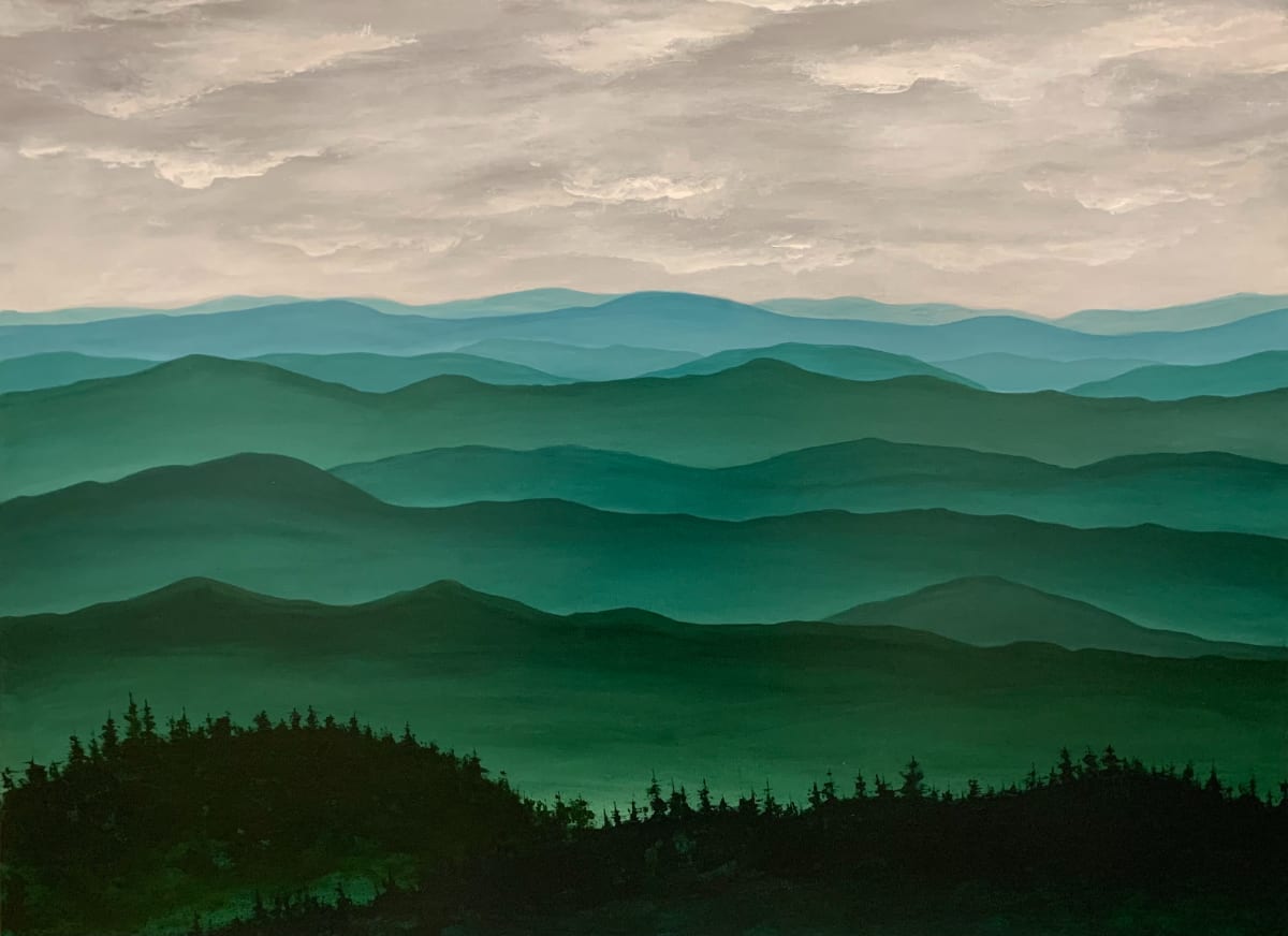 Acrylic artwork titled Never Stop