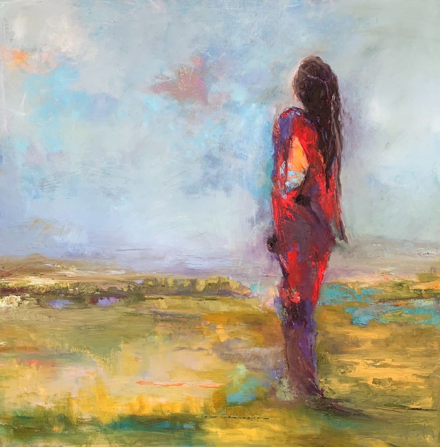 Oil artwork titled Sojourn II