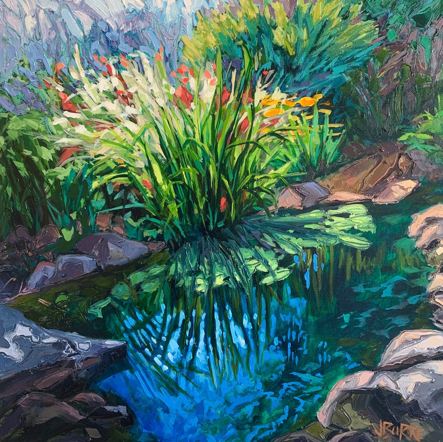 Mixed Media artwork titled Secret Garden