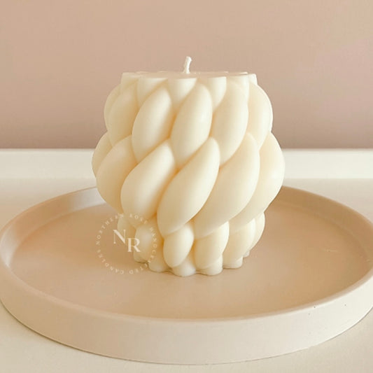 Ella Knit Sculptural Candle