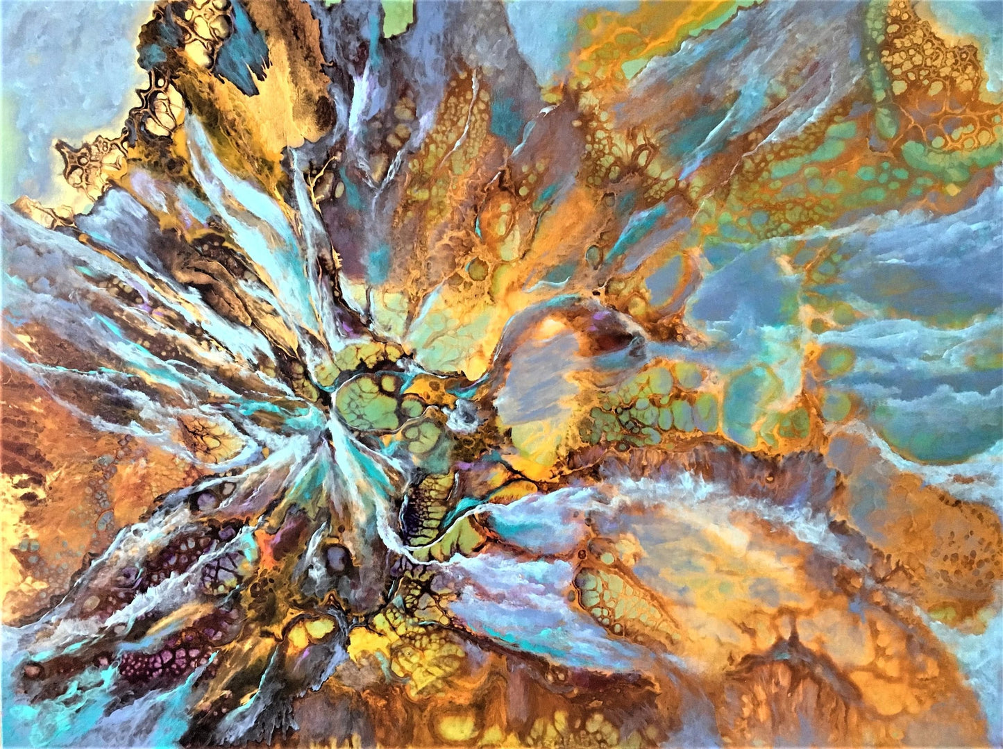 Acrylic artwork titled Spellbinding