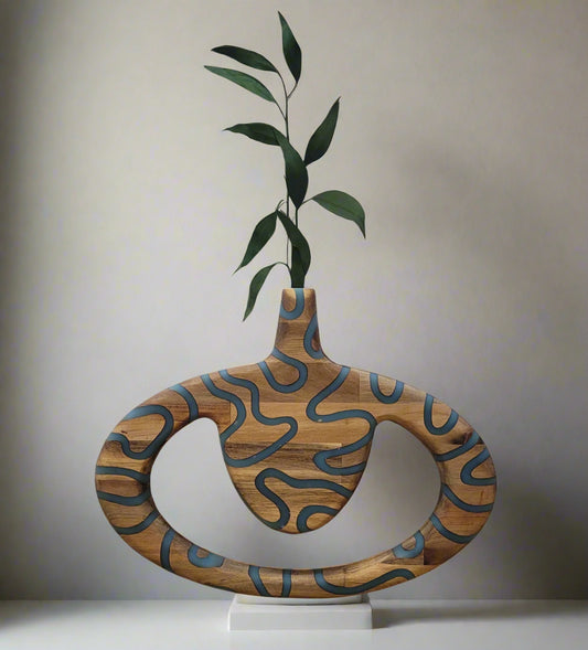 Wooden Vase