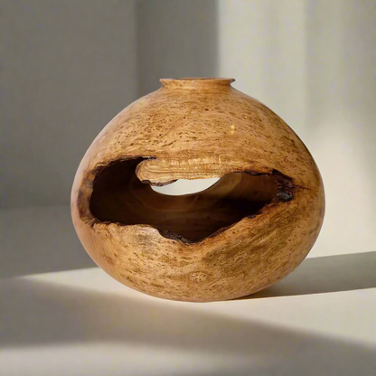 Small Cherry Burl Vase