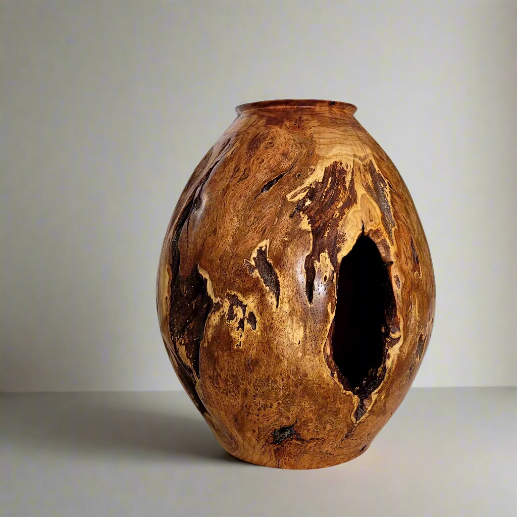 Cherry Burl Vase