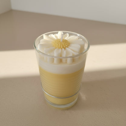 Handmade Floral Candle