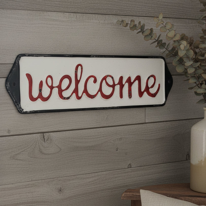 Festive Welcome Sign