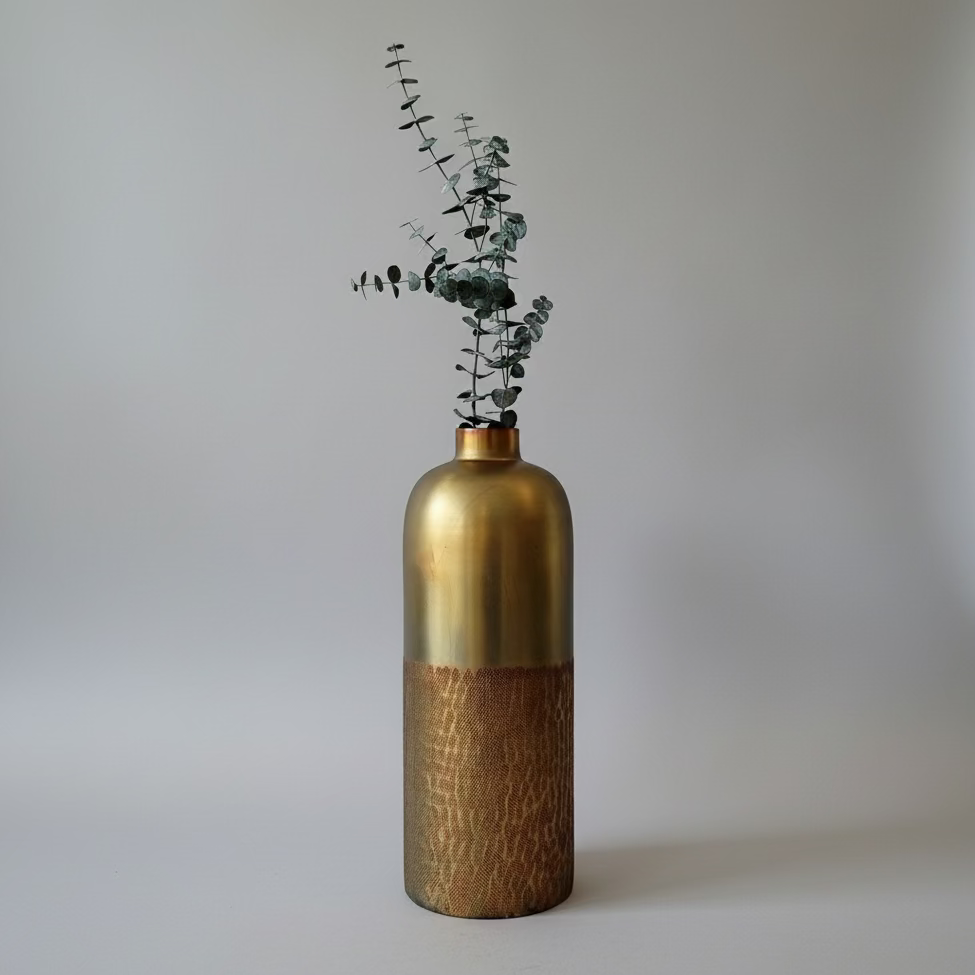 Metal Gold Vase