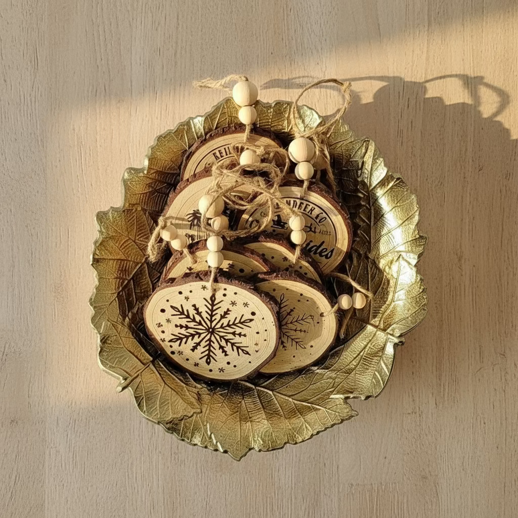 Forced Creations Live Edge Ornaments