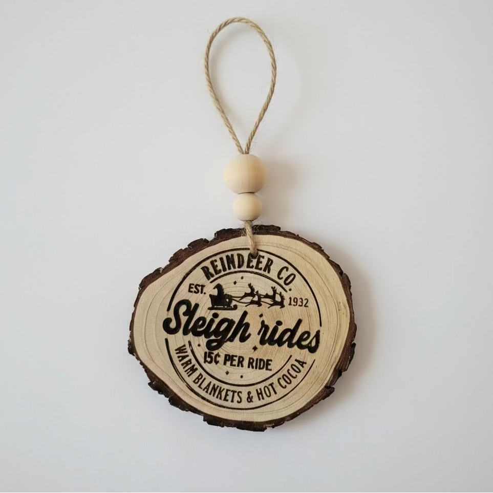 Forced Creations Live Edge Ornaments