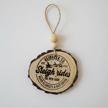 Forced Creations Live Edge Ornaments