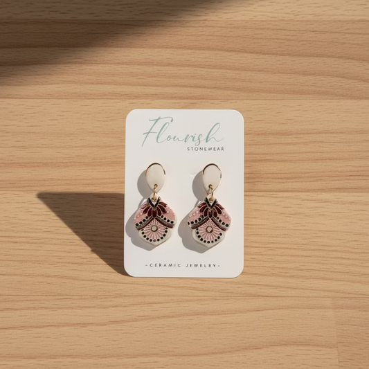 Flourish Stonewear Mosaic Dangle