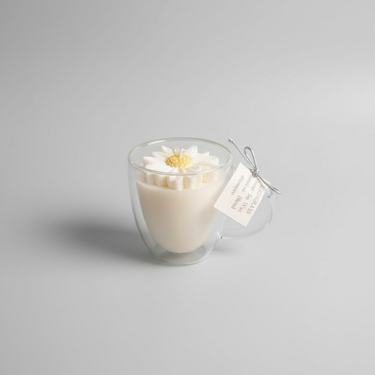 ArtsySoapCo. Floral Candle