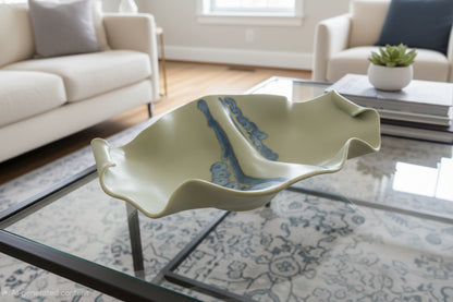 Coastal Wave Ceramic Bowl