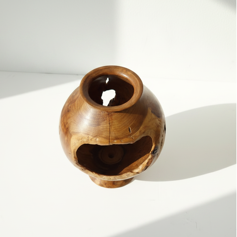 Cherry Burl Vase