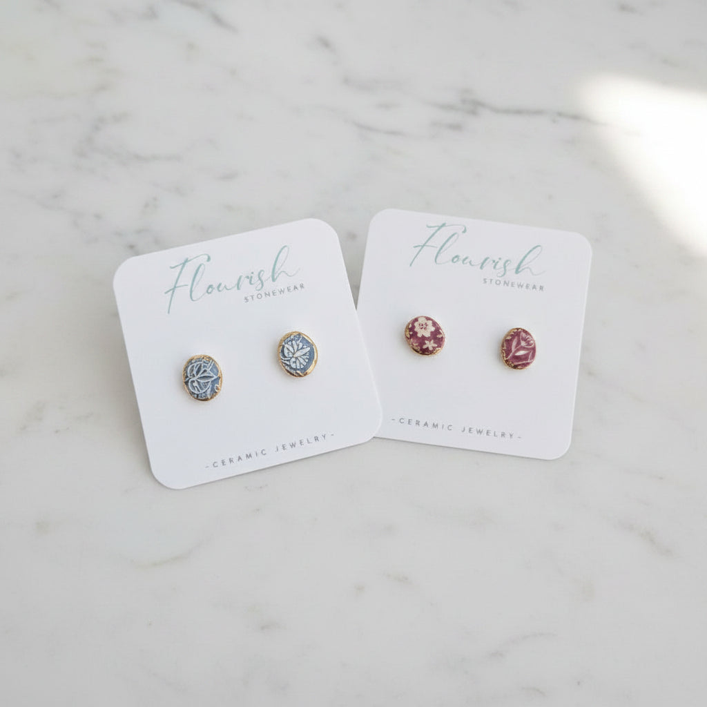 Flourish Stonewear Stud Collection