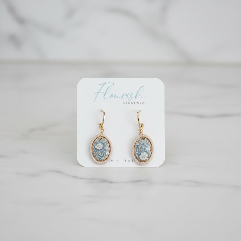 Flourish Stonewear Pink and Blue Earring