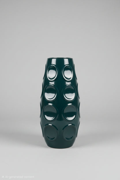 Deep Green Texture Vase