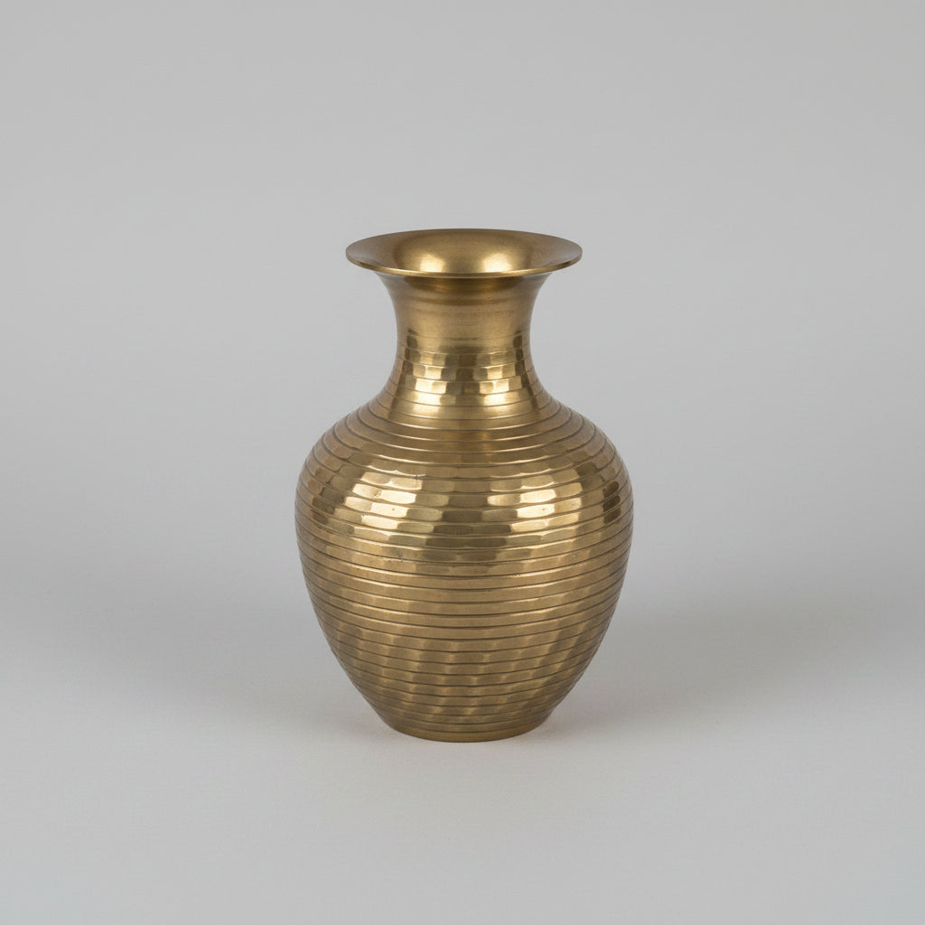 Brass Accent Vase
