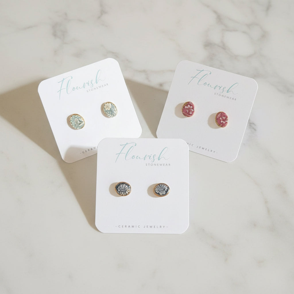Flourish Stonewear Stud Collection