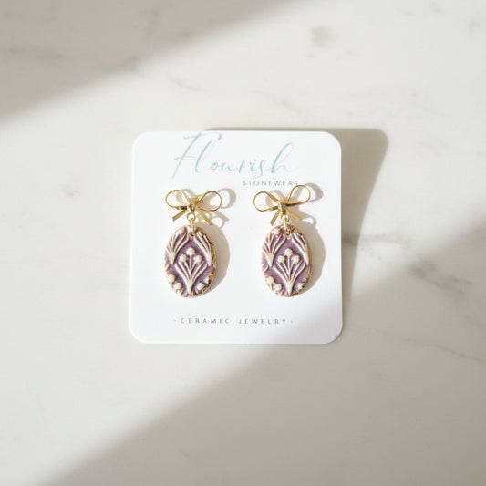 Flourish Stonewear Violet Dangles