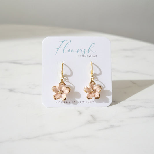 Flourish Stonewear Flower Dangles