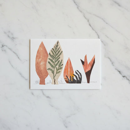 Forest Collage Art Cards