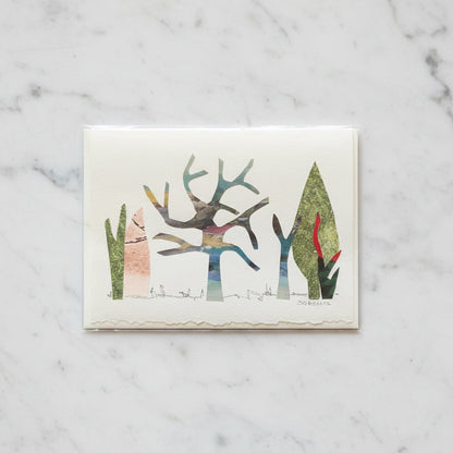 Forest Collage Art Cards