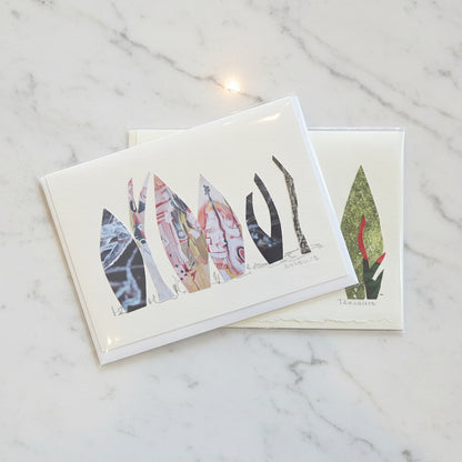 Forest Collage Art Cards