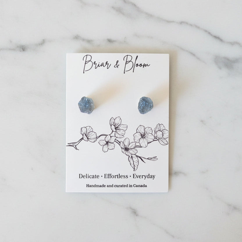 Aquamarine Stud